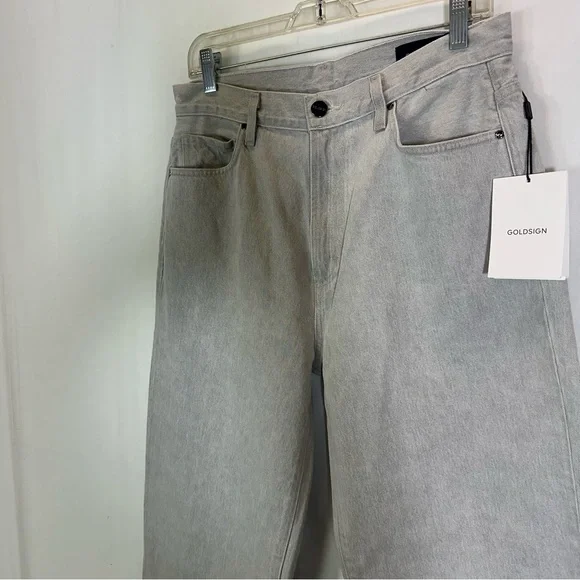 Goldsign ⭐️ NEW Powder Grey Peg Denim Jeans Sz 29